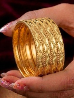 Gold Plated Bangles